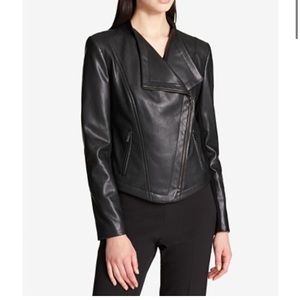DKNY Black Leather Jacket